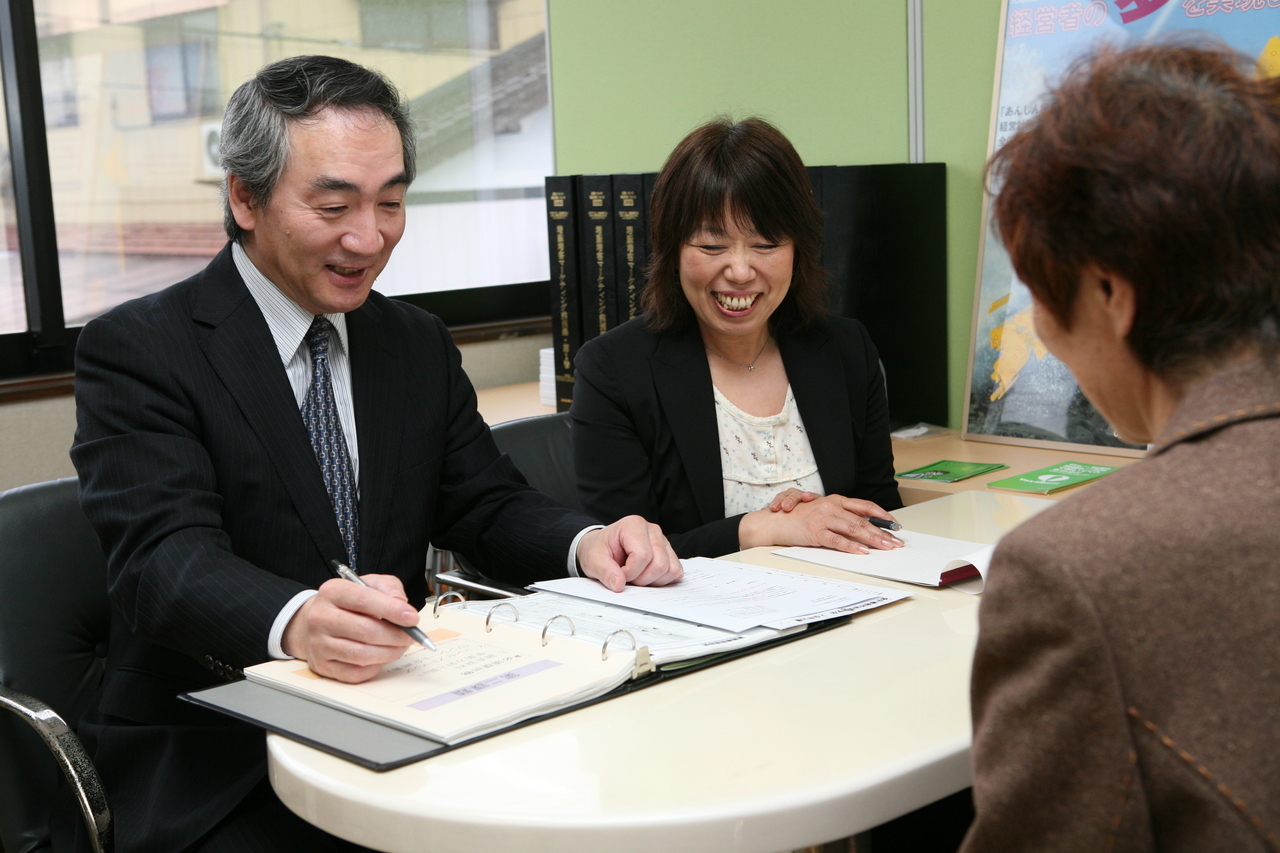 面談をして今後の流れをご説明いたします